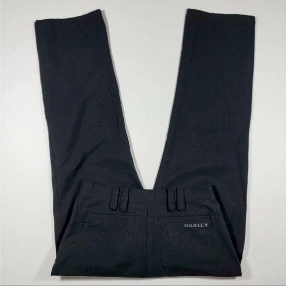 Oakley Black Stretch Pant - Nylon Polyester Blend - Black - Men's size 30Wx32L - Picture 3 of 6